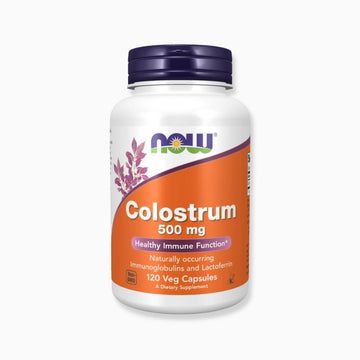 Now Foods Colostrum 500 mg - 120 vege capsules | Megapump